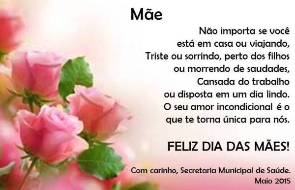 Município de Pinheirinho do Vale - RS - FELIZ DIA DAS MÃES!