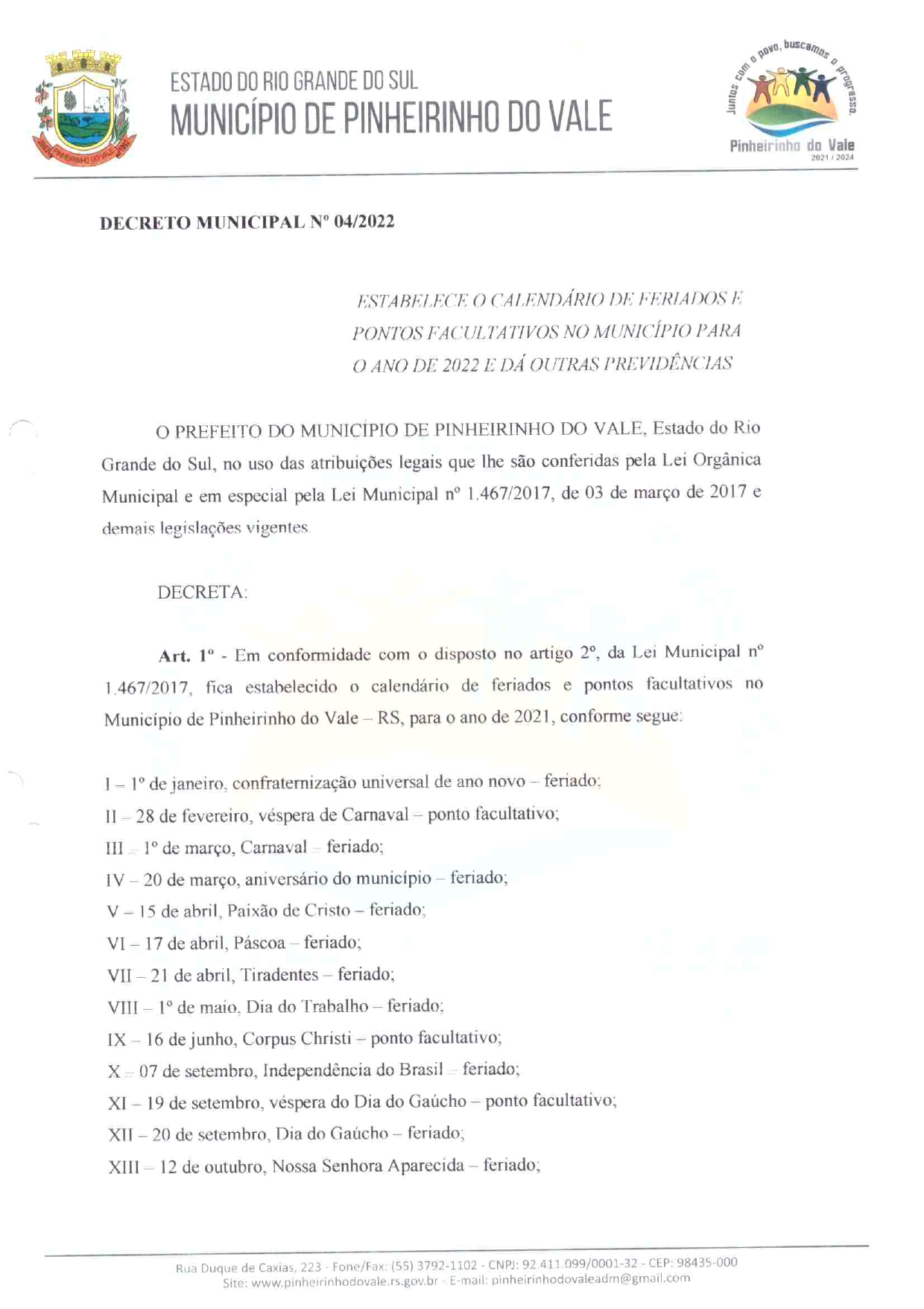 Decreto Municipal 04 2022 page 0001