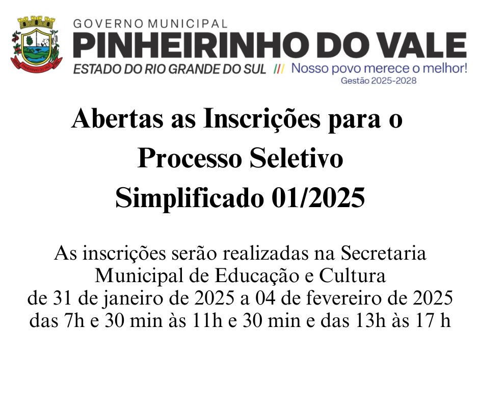 seletivo 01 2025